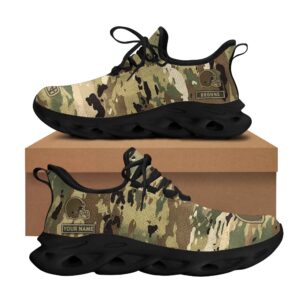 08 Cleveland Browns Hunting Camo Style Max Soul Shoes