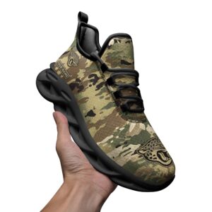 15 Jacksonville Jaguars Hunting Camo Style Max Soul Shoes
