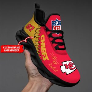 2 Kansas City Chiefs Personalized Super Bowl Champions Max Soul Shoes Patrick Mahomes Travis Kelce