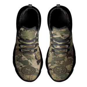 28 San Francisco 49ers Hunting Camo Style Max Soul Shoes