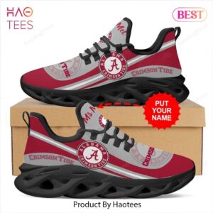Alabama Crimson Tide Custom Name NCAA Max Soul Shoes