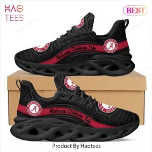 Alabama Crimson Tide NCAA Black Red Max Soul Shoes
