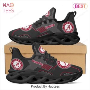 Alabama Crimson Tide NCAA Hot Black Color Max Soul Shoes