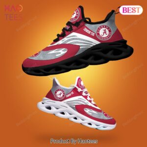 Alabama Crimson Tide NCAA Hot Red Grey Max Soul Shoes
