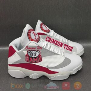 Alabama Crimson Tide Ncaa White Air Jordan 13 Shoes