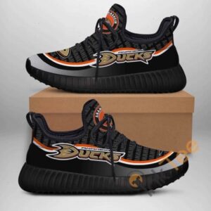 Anaheim Ducks Custom Shoes Personalized Name Yeezy Sneakers