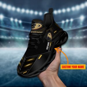 Anaheim Ducks Personalized NHL Sport Black Max Soul Shoes