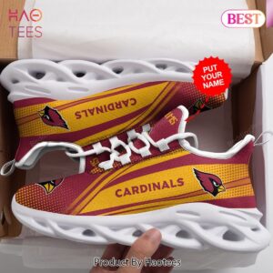 Arizona Cardinals Custom Personalized NFL Max Soul Shoes