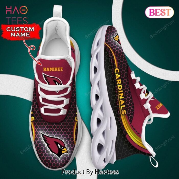 Arizona Cardinals NFL Red Mix Logo Max Soul Shoes