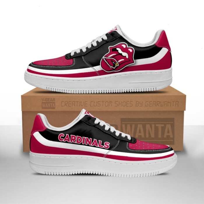 Arizona Cardinals Sneakers Custom Force Shoes Sexy Lips For Fans