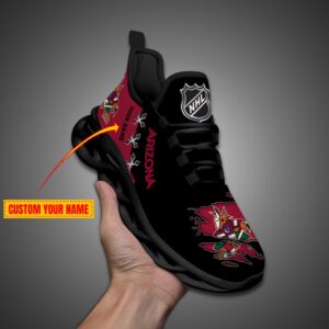 Arizona Coyotes Personalized NHL Max Soul Shoes