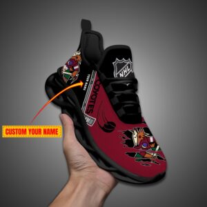 Arizona Coyotes Personalized NHL Max Soul Shoes Ver 2
