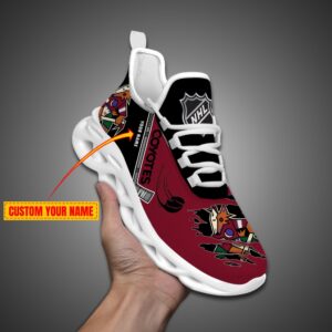 Arizona Coyotes Personalized NHL Max Soul Shoes Ver 2