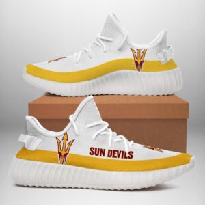 Arizona State Sun Devils Unisex Sneaker Football Custom Shoes Arizona State Sun Devils Yeezy Boost 3