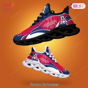 Arizona Wildcats NCAA Blue Pink Max Soul Shoes for Fans