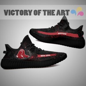 Art Scratch Mystery Boston Red Sox Shoes Yeezy