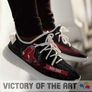 Art Scratch Mystery Boston Red Sox Yeezy Shoes