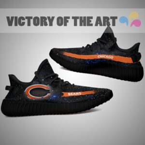 Art Scratch Mystery Chicago Bears Shoes Yeezy