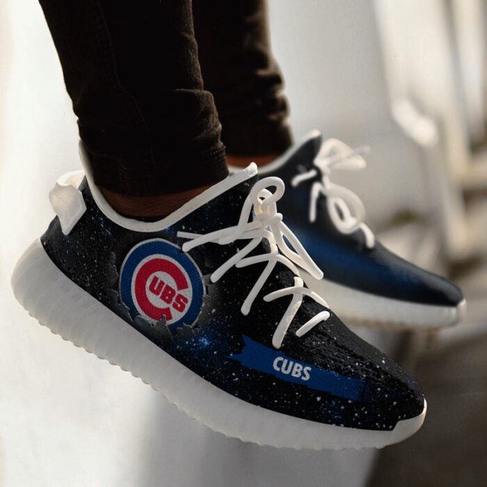 Art Scratch Mystery Chicago Cubs Yeezy Shoes