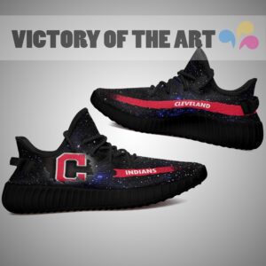 Art Scratch Mystery Cleveland Indians Yeezy Shoes