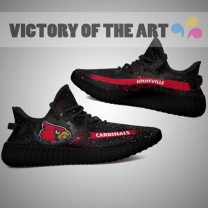 Art Scratch Mystery Louisville Cardinals Yeezy Shoes
