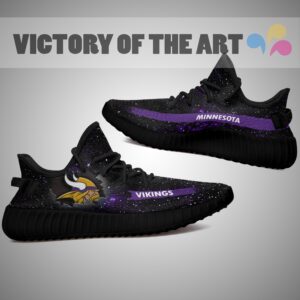 Art Scratch Mystery Minnesota Vikings Shoes Yeezy