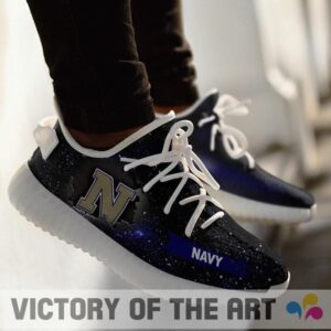 Art Scratch Mystery Navy Midshipmen Shoes Yeezy