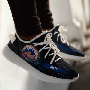 Art Scratch Mystery New York Mets Yeezy Shoes