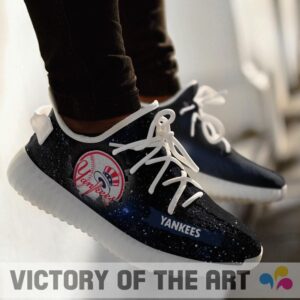 Art Scratch Mystery New York Yankees Shoes Yeezy