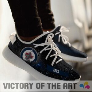 Art Scratch Mystery Winnipeg Jets Yeezy Shoes