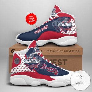 Atlanta Braves 2021 World Series Champion Air Jordan 13 Shoes