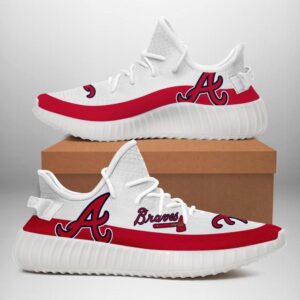 Atlanta Braves 3D Printable Models Color White High-Quality Yeezy Men And Women Sports Shoes Beautiful And Comfortable