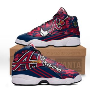 Atlanta Braves Jd 13 Sneakers Custom Shoes
