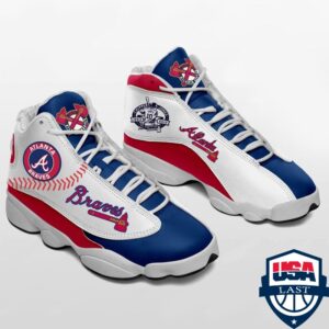 Atlanta Braves Mlb Ver 3 Air Jordan 13 Sneaker