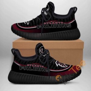 Atlanta Falcons Custom Shoes Personalized Name Yeezy Sneakers