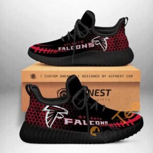 Atlanta Falcons Football Custom Shoes Personalized Name Yeezy Sneakers