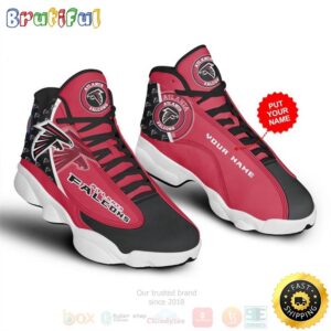 Atlanta Falcons Football Team NFL Custom Name Air Jordan 13 Shoes