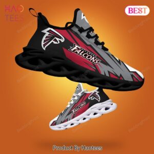 Atlanta Falcons NFL Black Grey Red Max Soul Shoes
