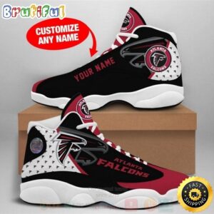 Atlanta Falcons NFL Custom Name Air Jordan 13 Shoes