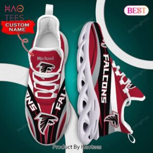Atlanta Falcons NFL Custom Name Max Soul Shoes