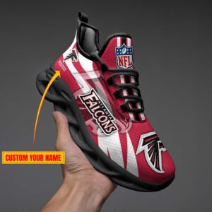 Atlanta Falcons Personalized Max Soul Shoes