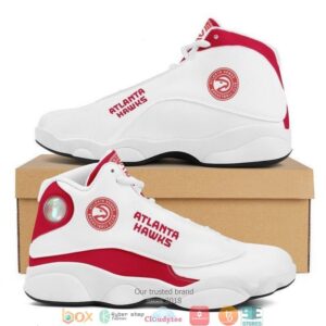 Atlanta Hawks Nba Football Team Air Jordan 13 Sneaker Shoes