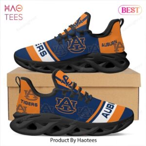 Auburn Tigers Blue Mix Orange Max Soul Shoes for NCAA Fan