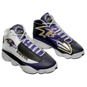 Baltimore Ravens J13 Sneakers Custom For Fans