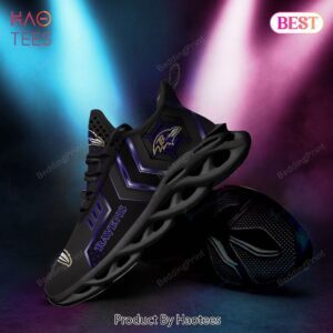 Baltimore Ravens NFL Black Mix Violet Max Soul Shoes