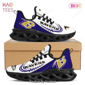 Baltimore Ravens NFL Custom Name Max Soul Shoes