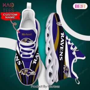 Baltimore Ravens NFL Violet Color Max Soul Shoes