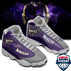 Baltimore Ravens Nfl Ver 1 Air Jordan 13 Sneaker
