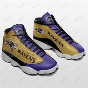 Baltimore Ravens Shoes Custom Jd13 Custom