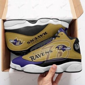 Baltimore Ravens Shoes J13 Sneakers Custom